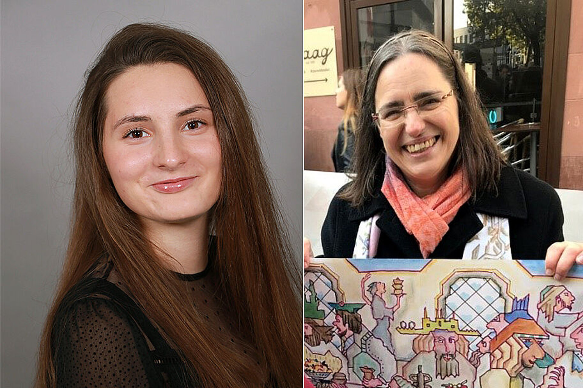 Michelle Anna Kawaletz (links) und Sonia Maria Cussigh vertreten künftig die katholischen ausländischen Mitbürger im Diözesanrat.  