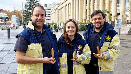 Andreas Groll, Stephanie Häfele und Peter Lendrates (v.l.n.r.)