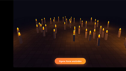 Brennende Kerzen  